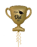 "You Did It" Trophy Graduation Balloon