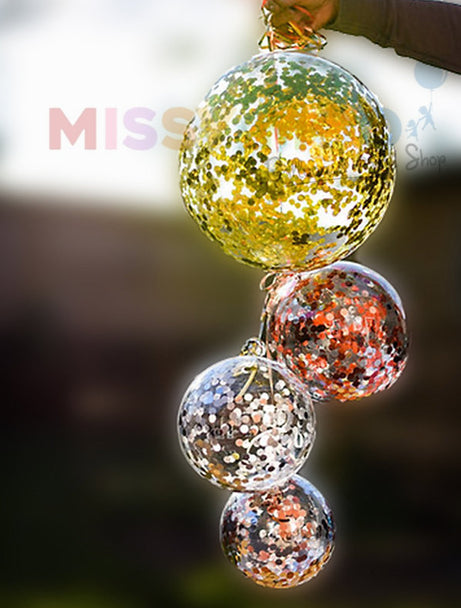 Aqua Confetti Balloons