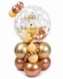 Baby Shower Bubble Balloon Stack (Personalise)