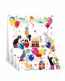 Birthday Cats 3D Pop Up Birthday Card