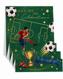 Happy Birthday Football 3D Pop Up Birthday Card