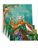 Birthday Woodland 3D Pop Up Card