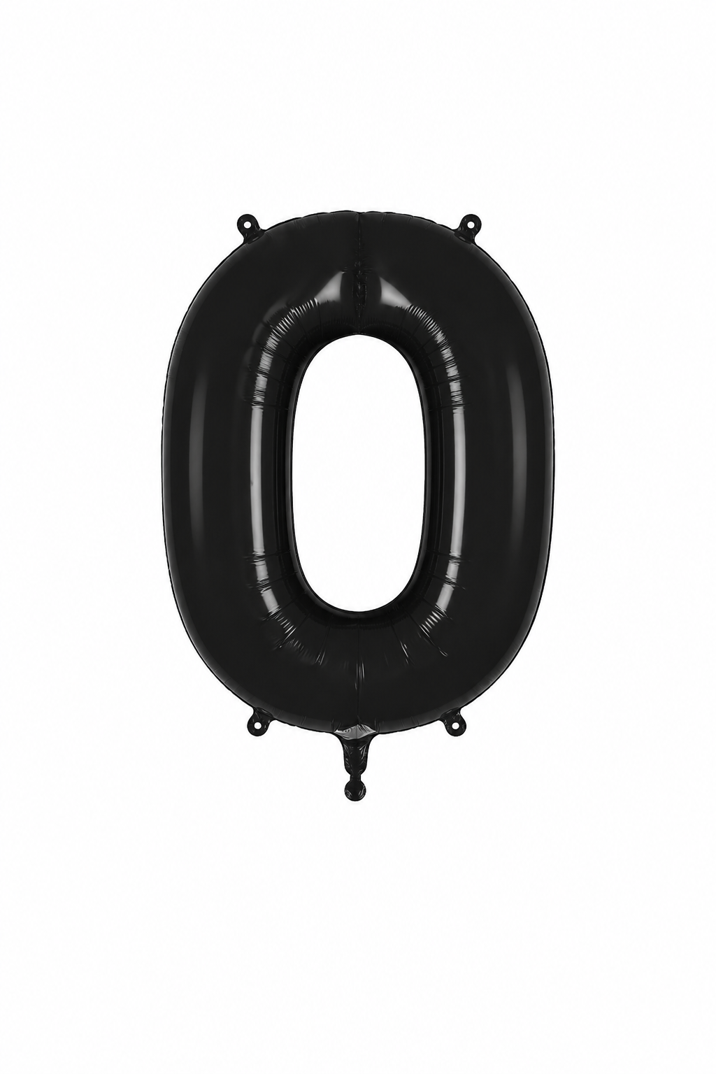 Helium Big Number Balloons in Black 0-9