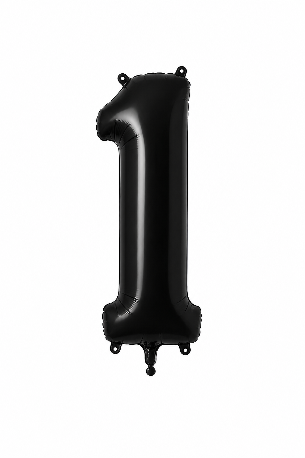 Helium Big Number Balloons in Black 0-9