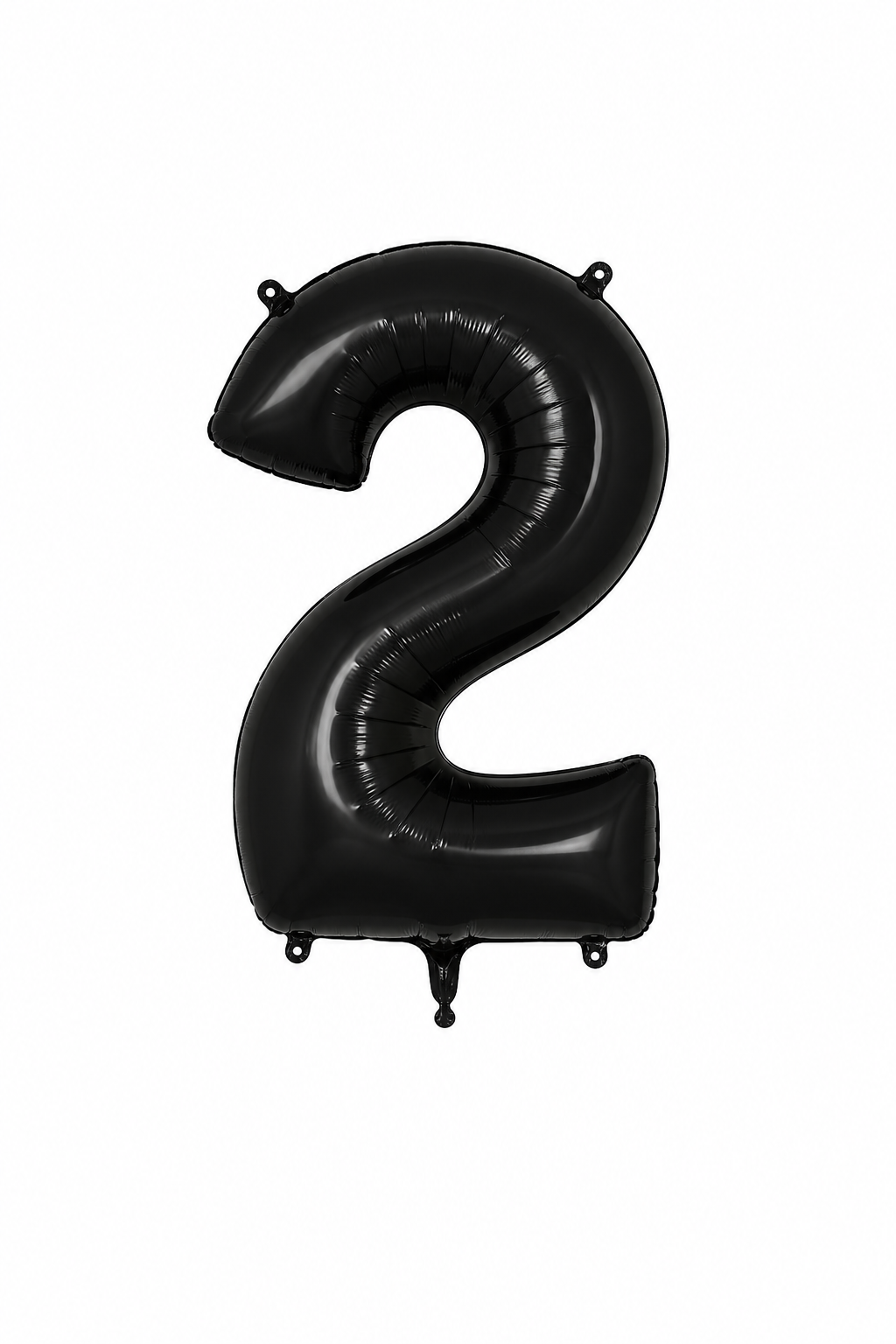 Helium Big Number Balloons in Black 0-9