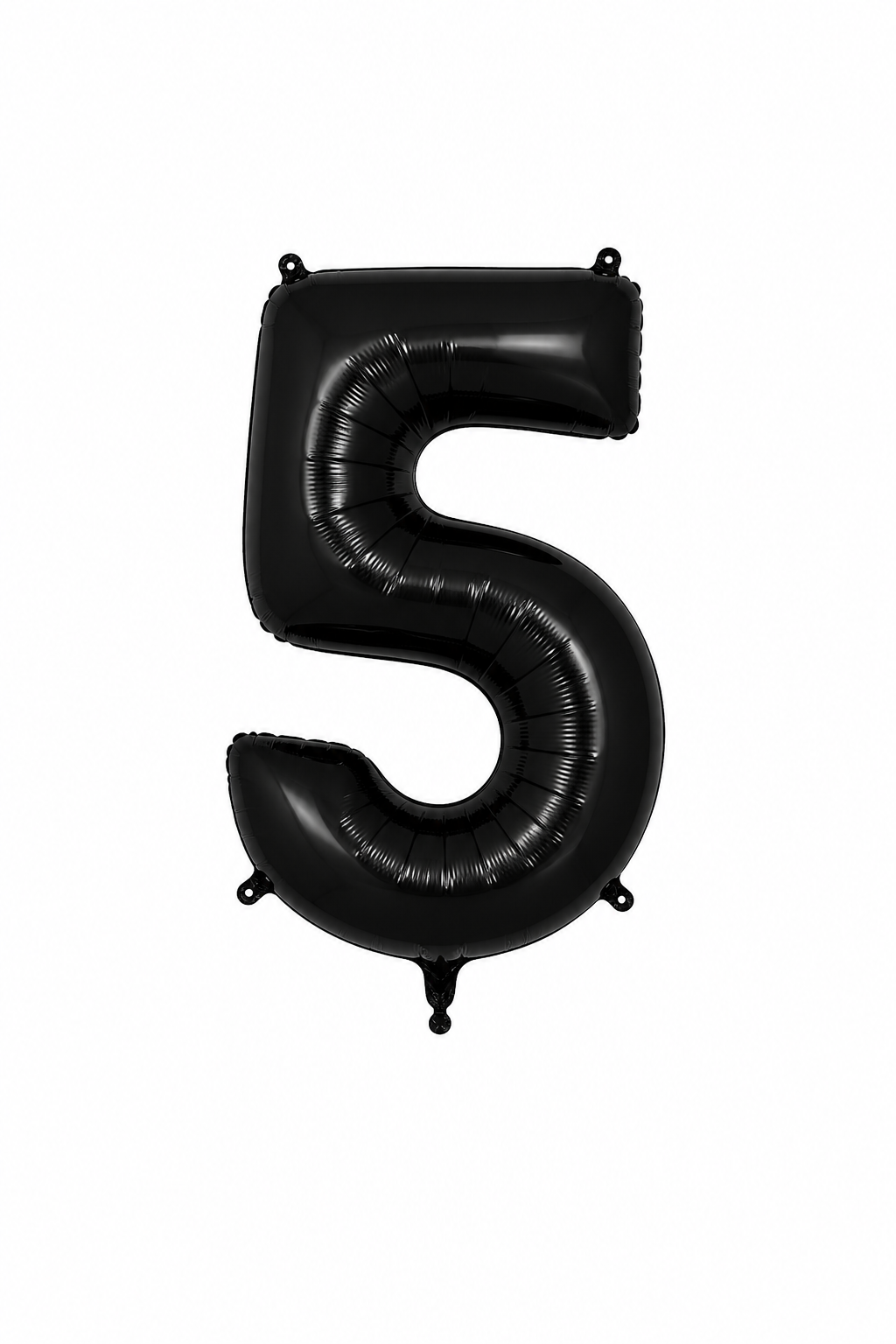 Helium Big Number Balloons in Black 0-9