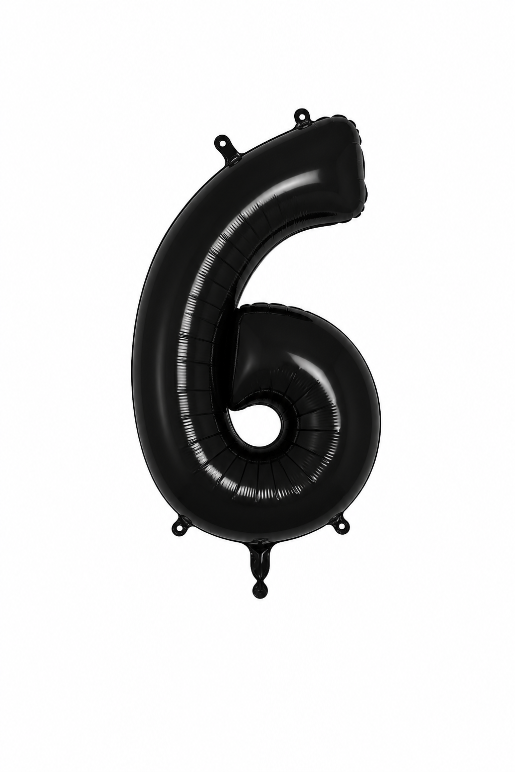 Helium Big Number Balloons in Black 0-9