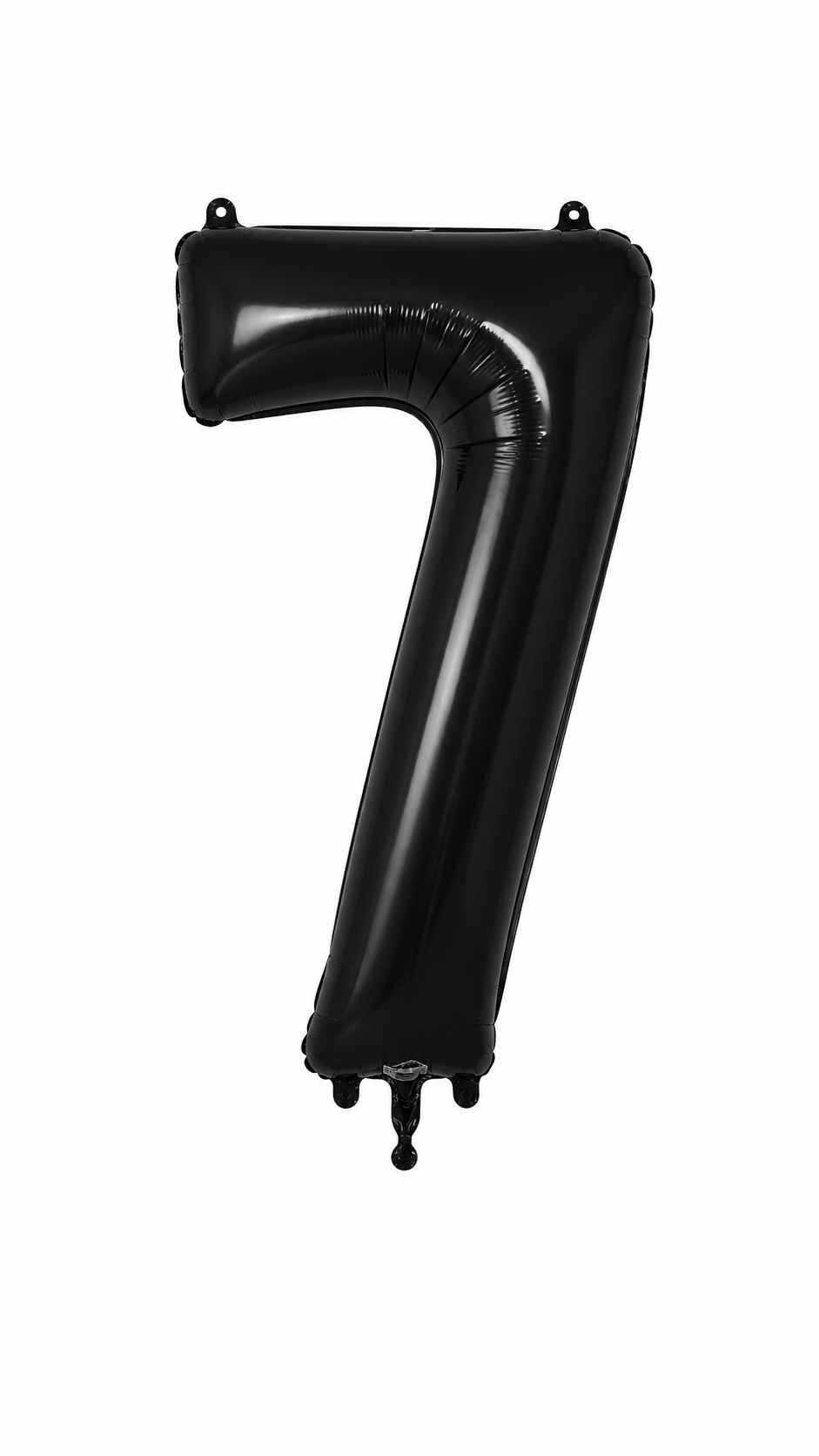 Helium Big Number Balloons in Black 0-9
