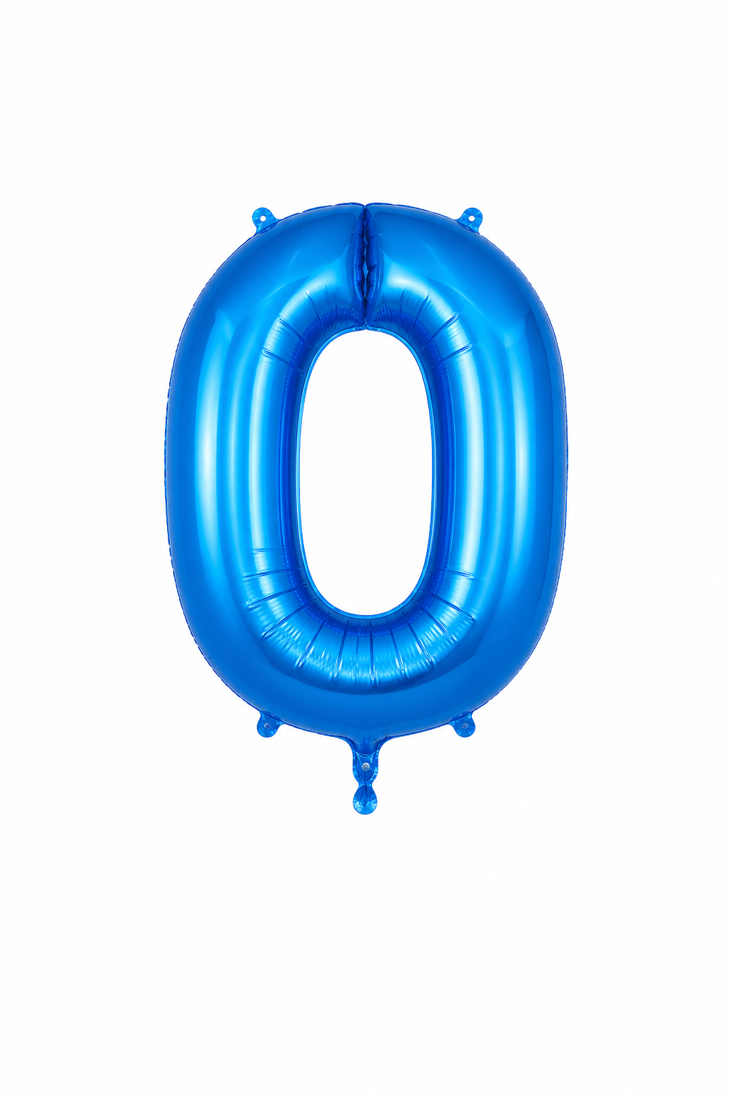 Helium Big Number Balloons in Blue 0-9