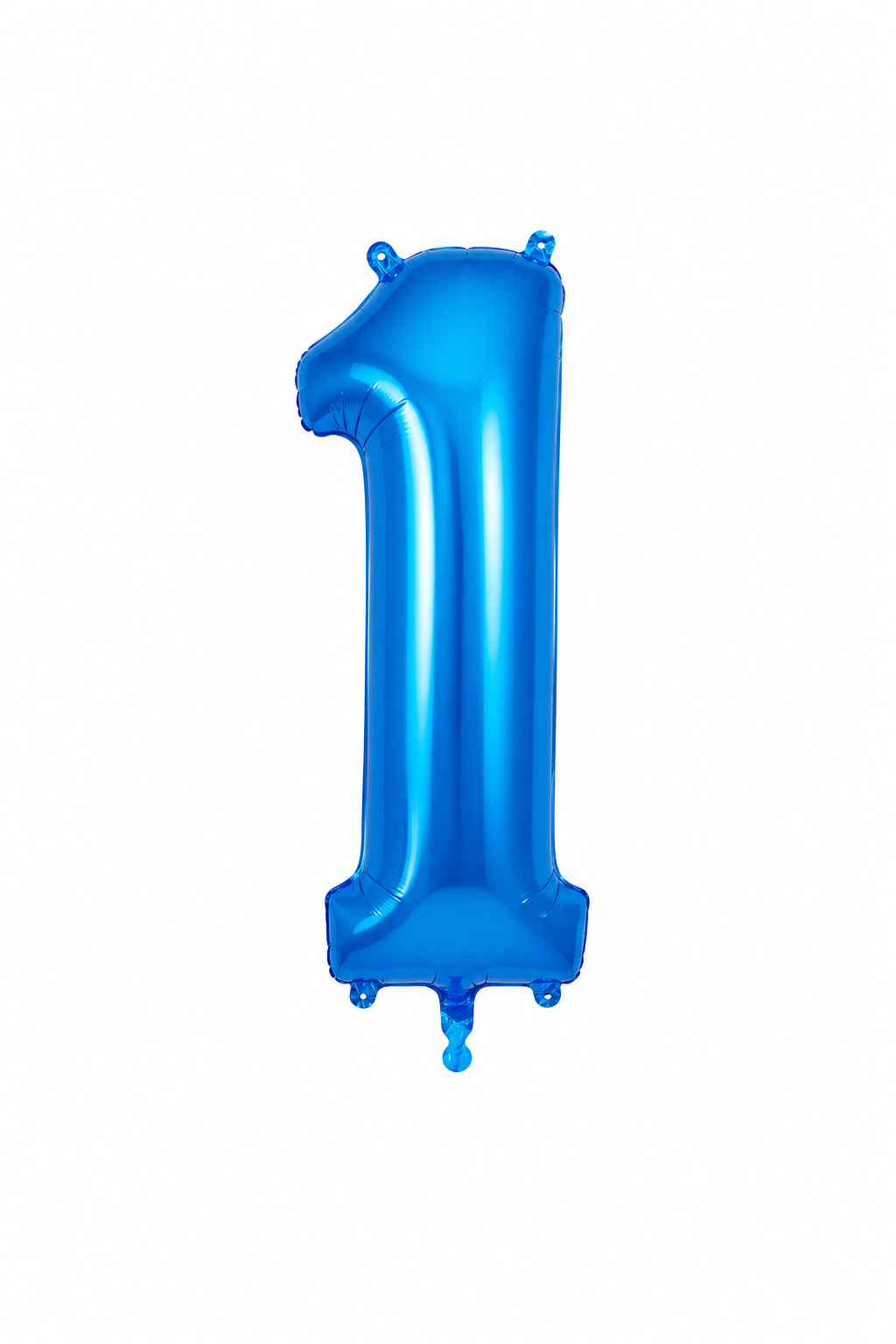 Helium Big Number Balloons in Blue 0-9
