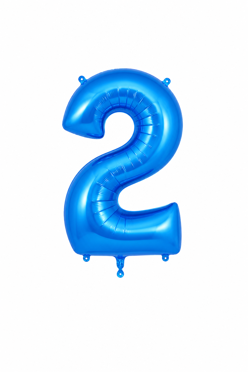 Helium Big Number Balloons in Blue 0-9