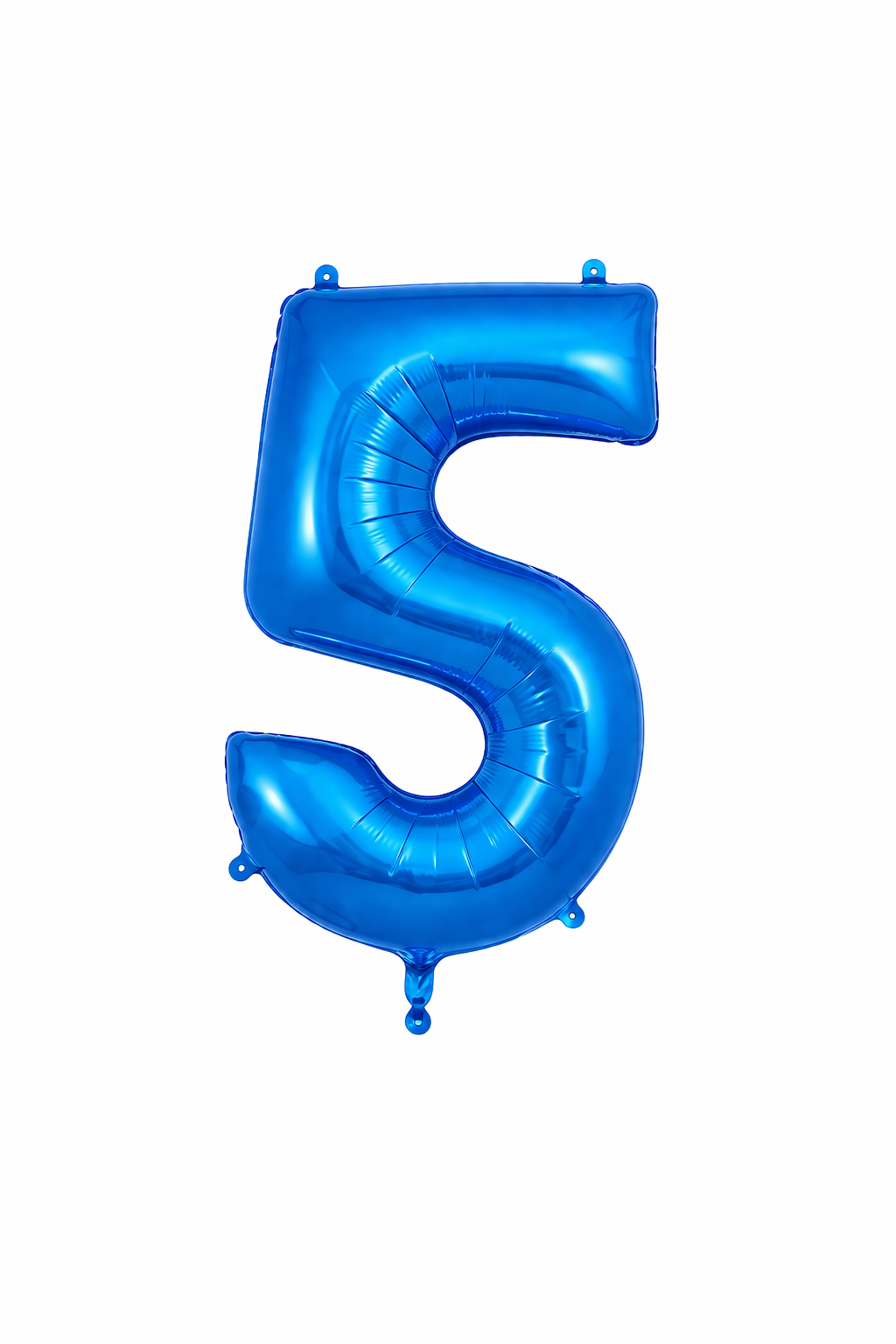 Helium Big Number Balloons in Blue 0-9