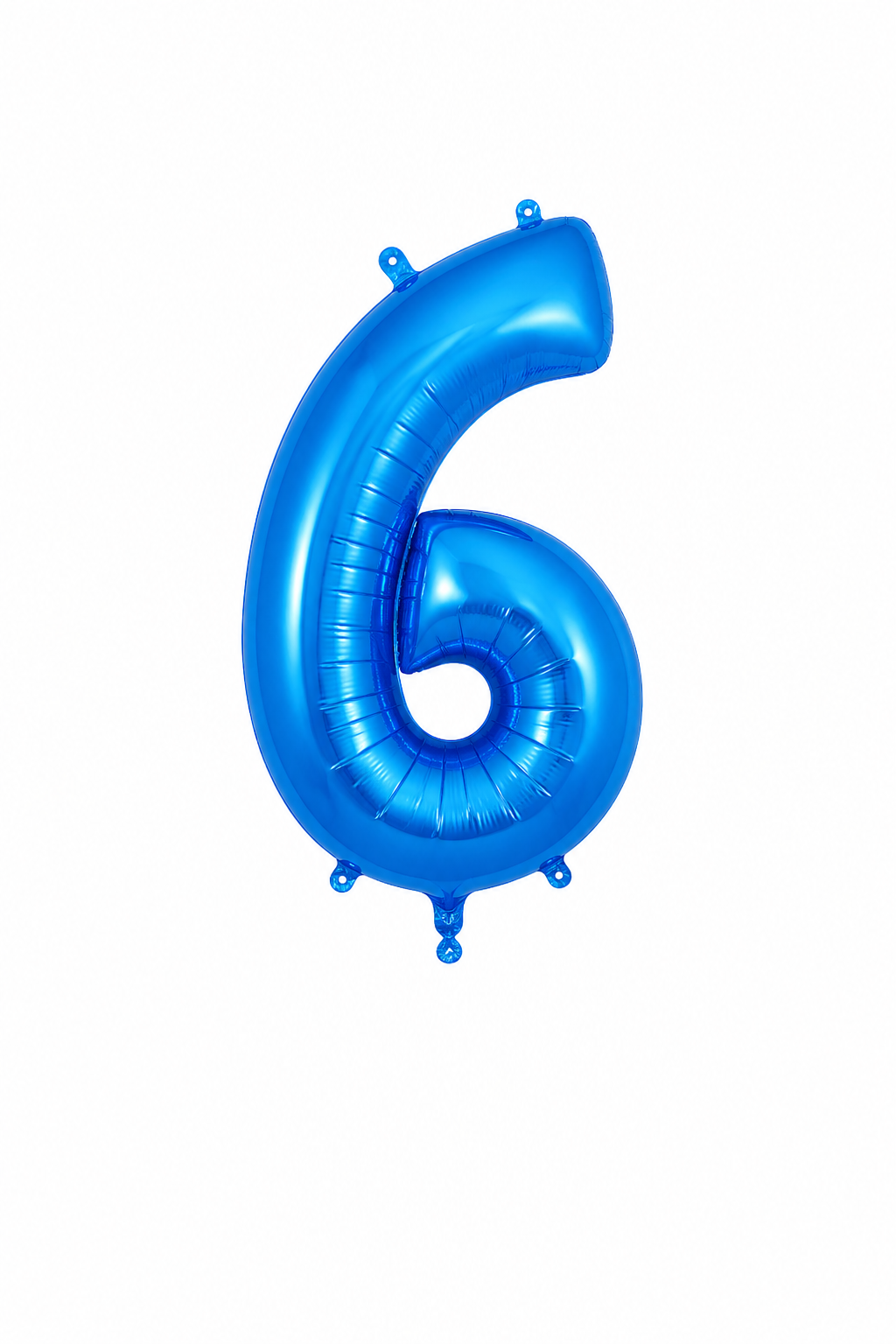 Helium Big Number Balloons in Blue 0-9