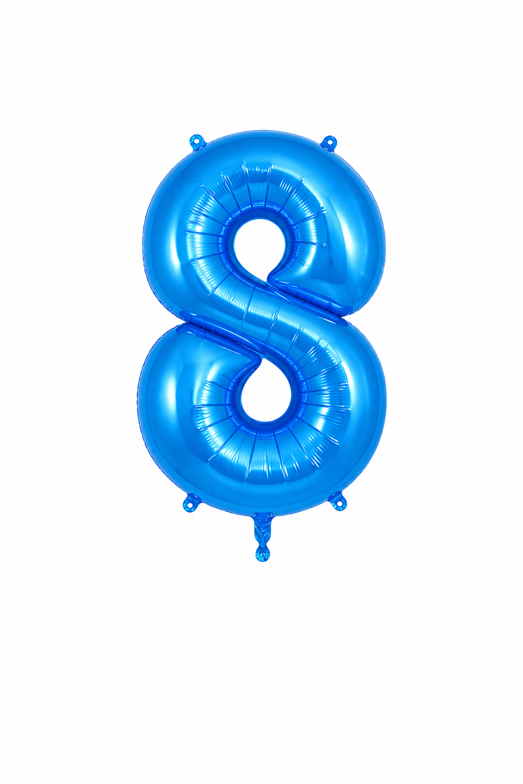 Helium Big Number Balloons in Blue 0-9
