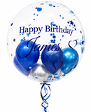 Personalised Bubble Balloon (Choose Colours)