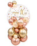Rose Gold Chrome Bubble