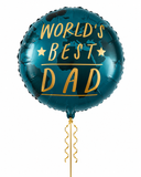 World's Best Dad Globe 22" Balloon