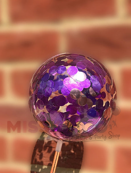 Aqua Confetti Balloons