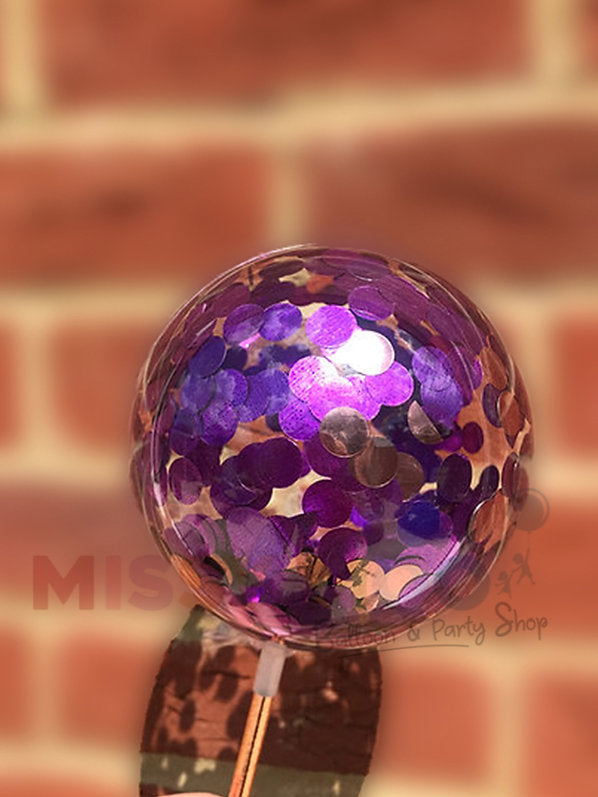 Aqua Confetti Balloons