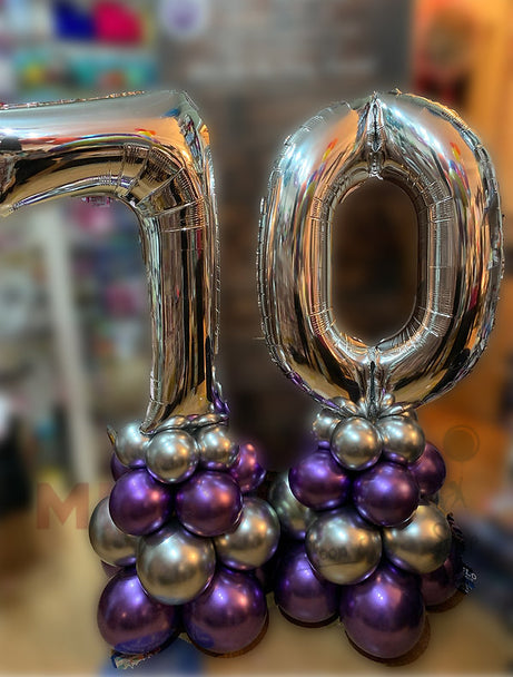 Single Big Numbers Display Triple Stack (All Ages)