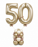 Golden Wedding Display Stack