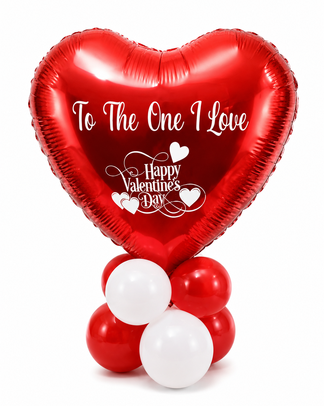 Personalised Red Heart Balloon