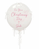 Personalised Christening Bobo Balloon
