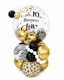 Animal Print Personalised Bubble