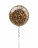 Leopard Print Orbz Balloon (Personalise)