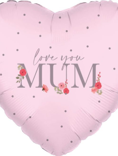 Mother's Day Heart Foil in Confetti Bubble (8 designs)