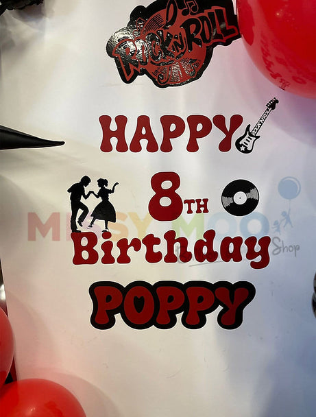 Personalised Sailboard Rock'n'roll Theme Display