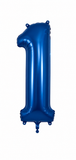 Helium Big Number Balloons in Navy 0-9