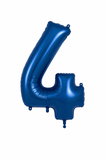 Helium Big Number Balloons in Navy 0-9
