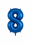 Helium Big Number Balloons in Navy 0-9