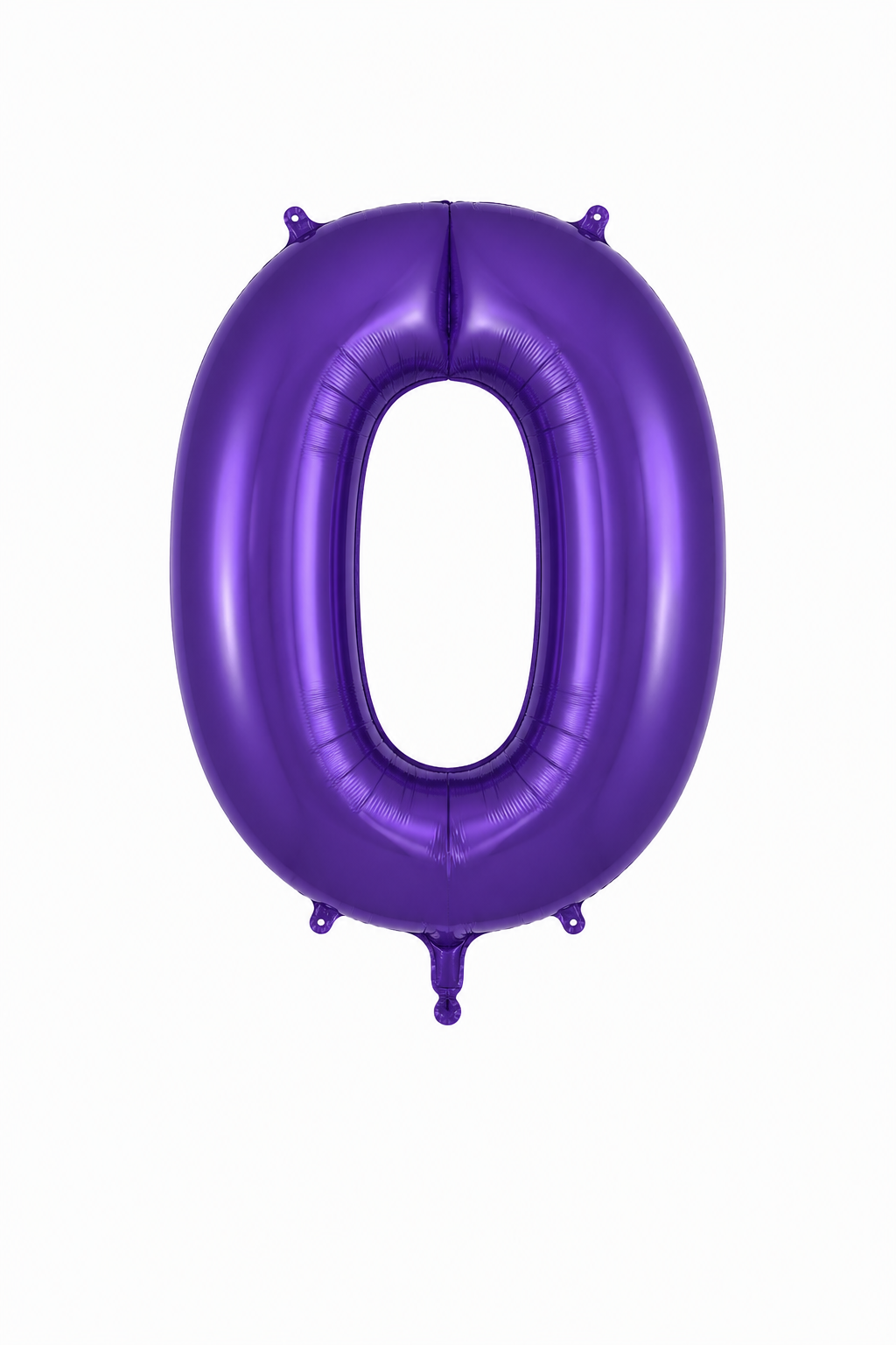 Helium Big Number Balloons in Purple 0-9