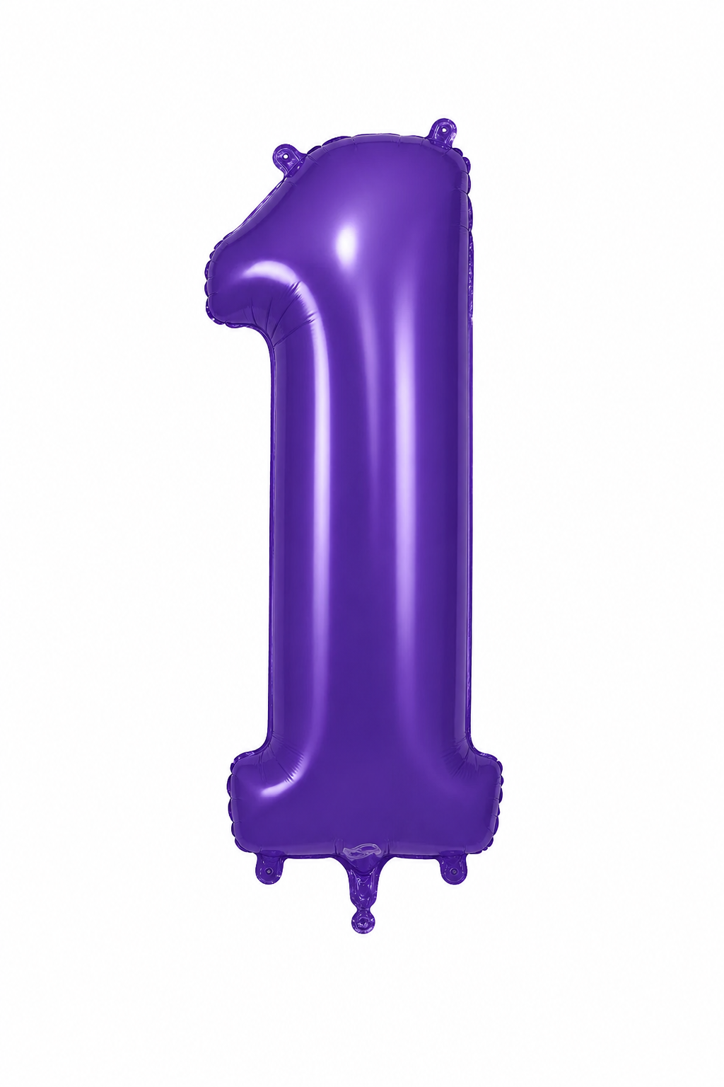 Helium Big Number Balloons in Purple 0-9