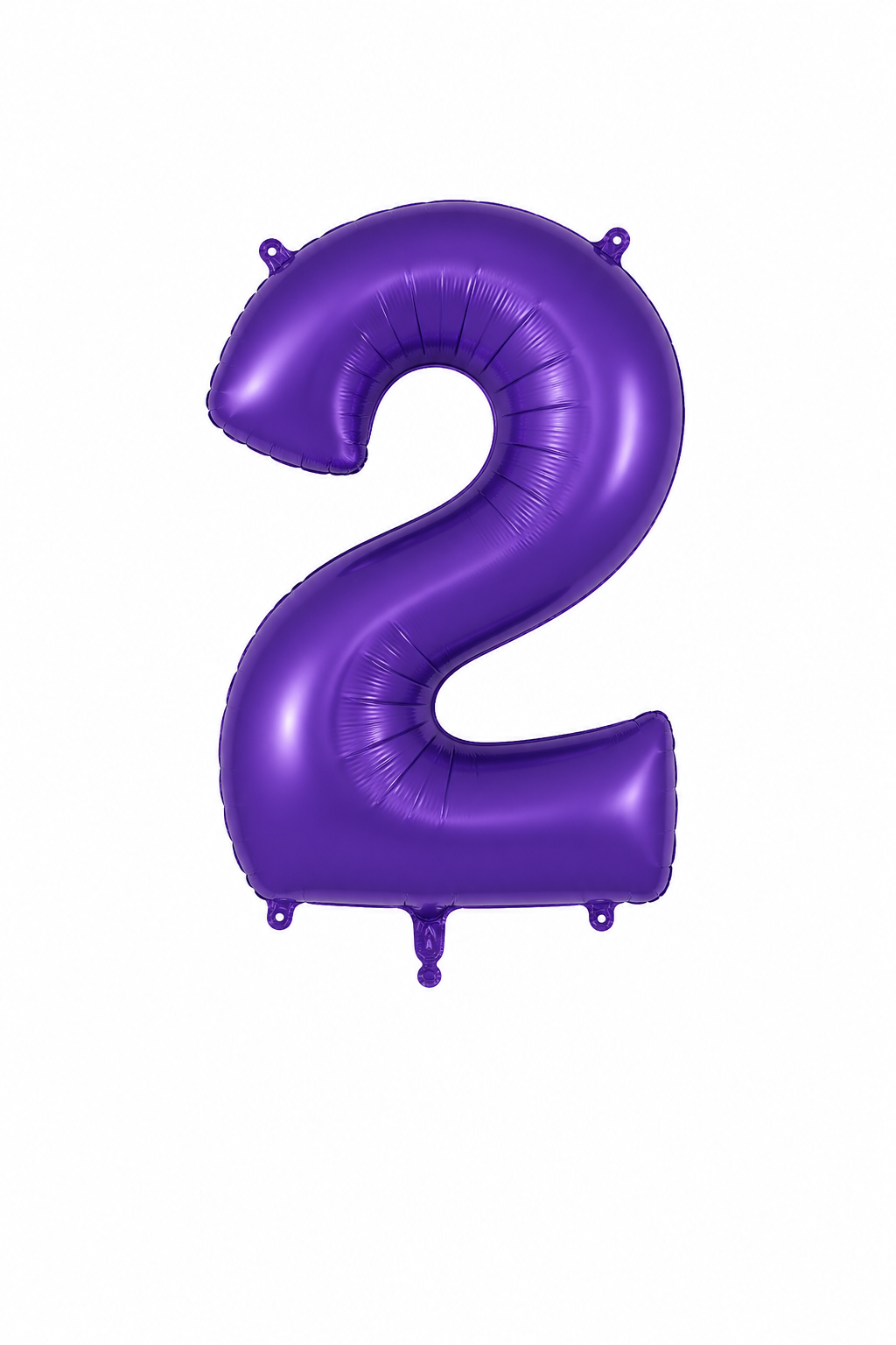 Helium Big Number Balloons in Purple 0-9