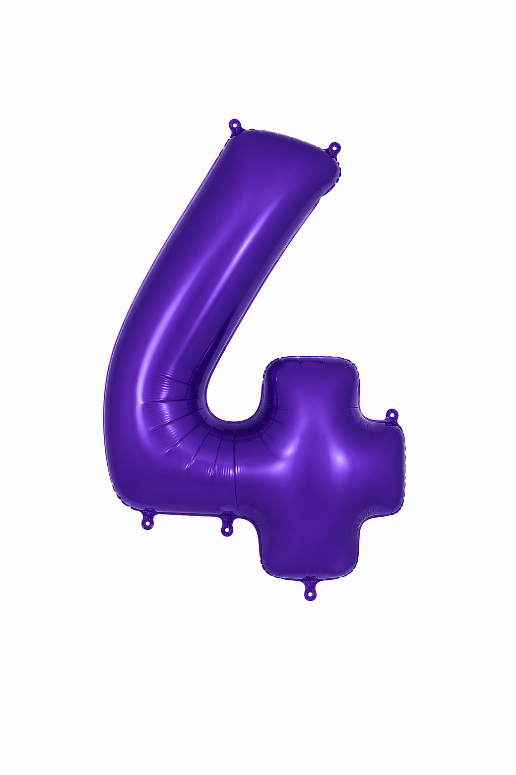 Helium Big Number Balloons in Purple 0-9