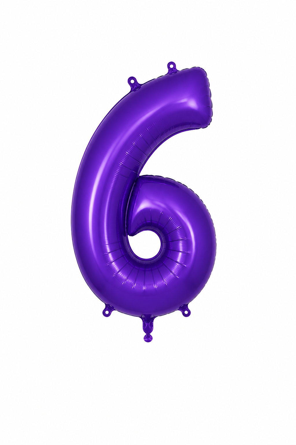 Helium Big Number Balloons in Purple 0-9