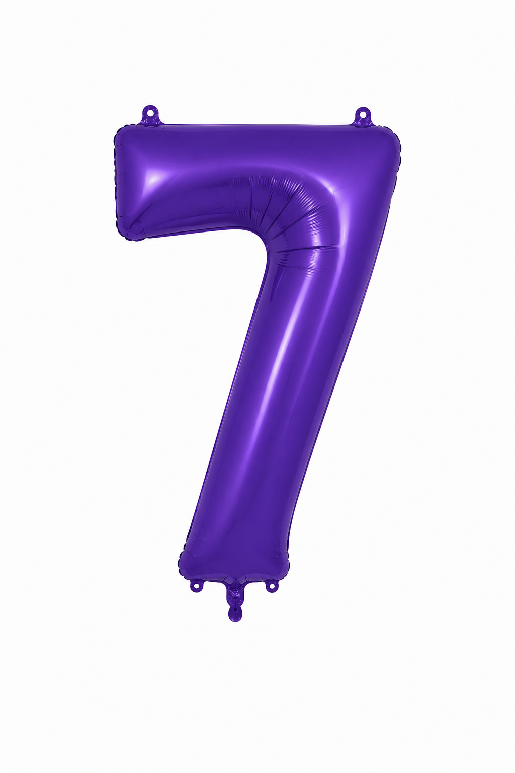 Helium Big Number Balloons in Purple 0-9