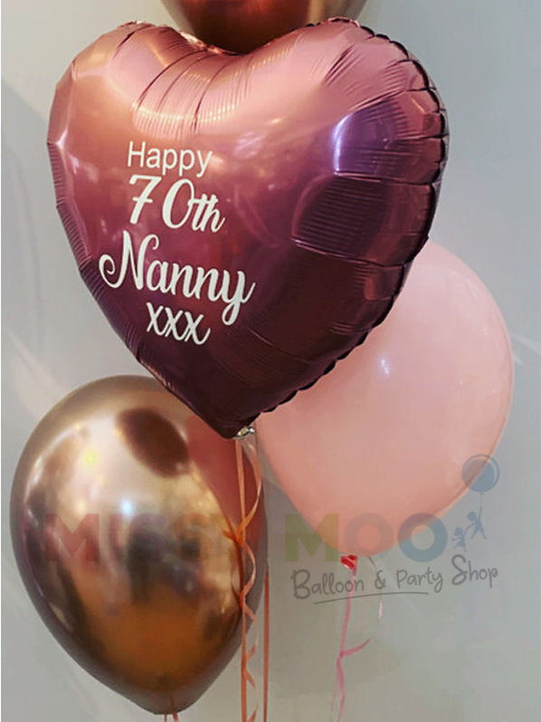 Rose Gold & Pink Display with Option to Personalise