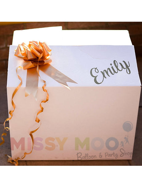 Confetti Bubble Balloon with Personalised Gift Box