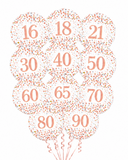 Rose Gold Sparkling Fizz Foil Balloon (Ages 16-90)