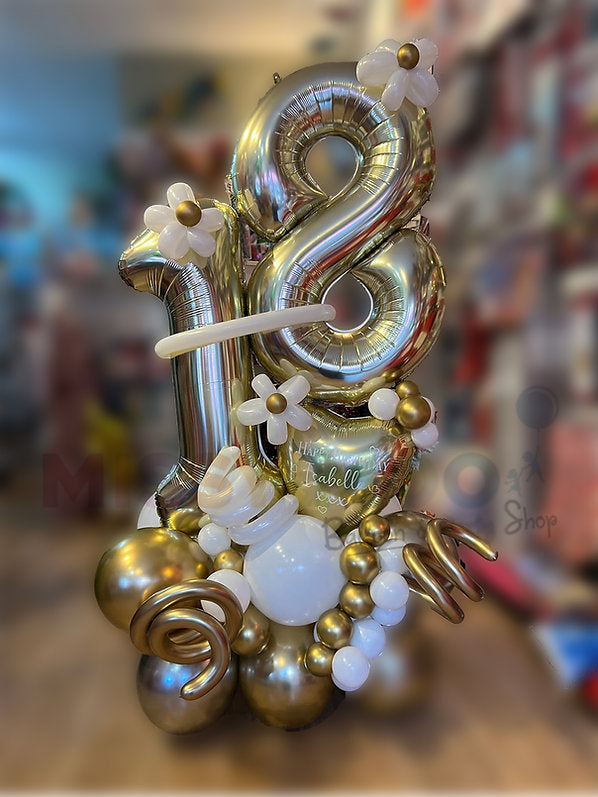 Gold Numbers & White Boutique (All Ages)