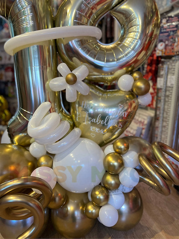 Gold Numbers & White Boutique (All Ages)