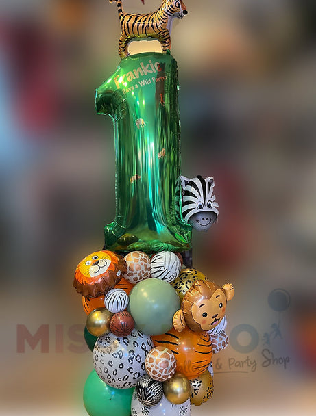 Jungle Themed Stand Up Display (1-9)