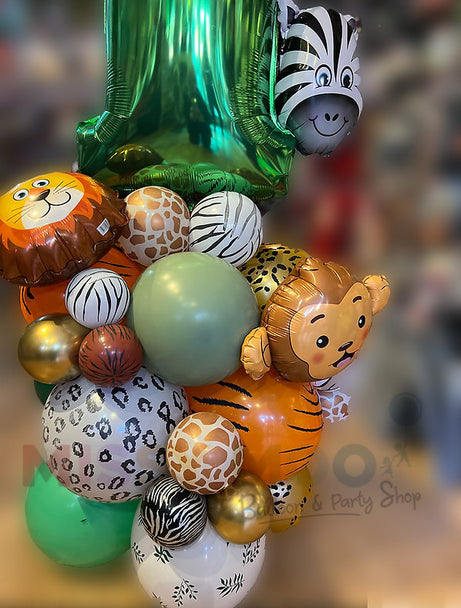 Jungle Themed Stand Up Display (1-9)