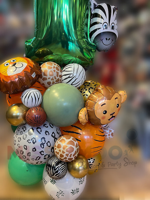 Jungle Themed Stand Up Display (1-9)