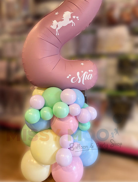 Pastel Number Stand Up Display (1-9)